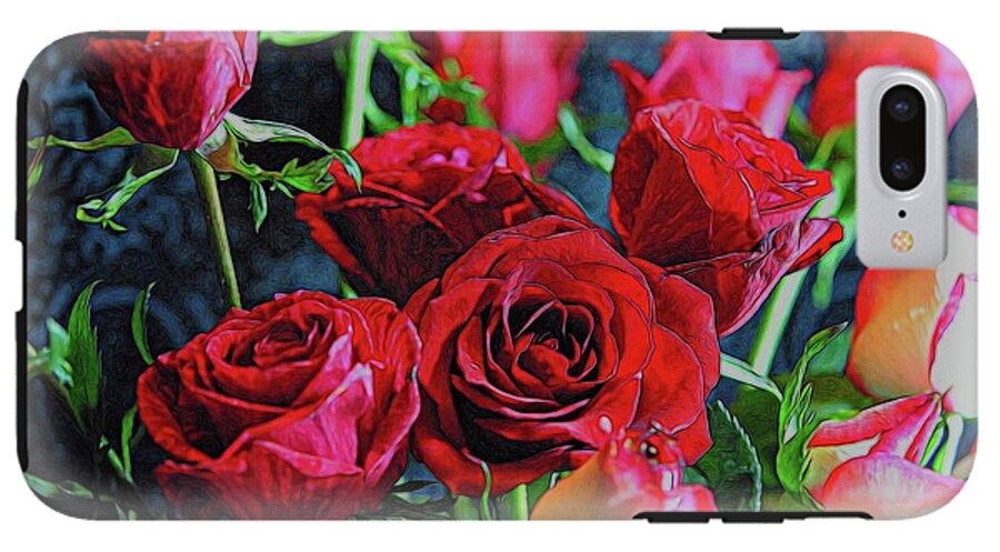 Red and White Rose Collection 3 - Phone Case