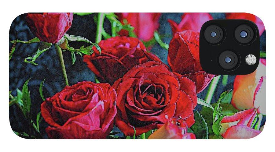 Red and White Rose Collection 3 - Phone Case