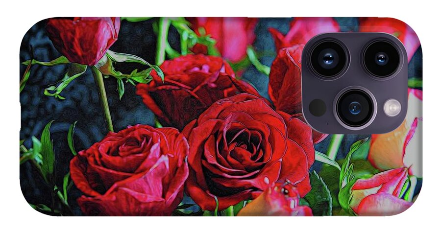 Red and White Rose Collection 3 - Phone Case
