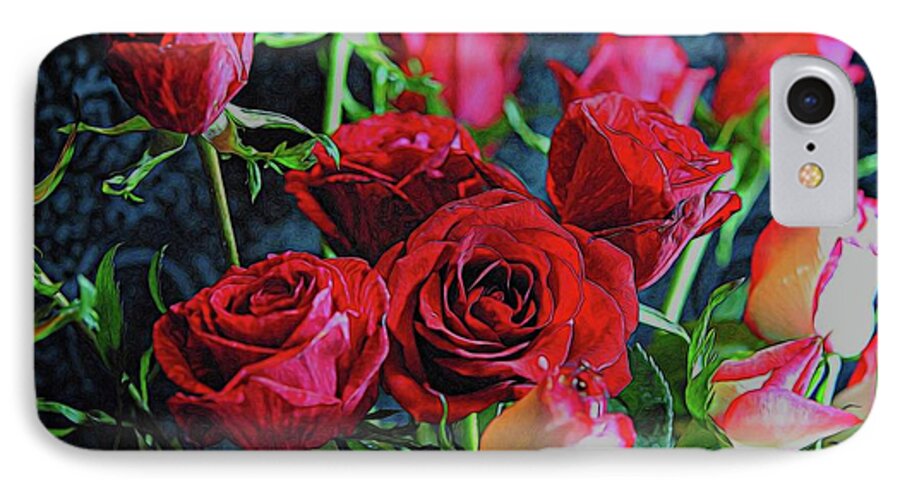 Red and White Rose Collection 3 - Phone Case