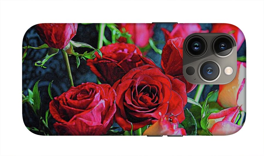 Red and White Rose Collection 3 - Phone Case