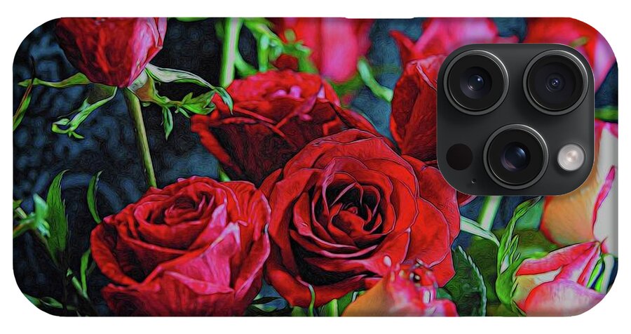 Red and White Rose Collection 3 - Phone Case