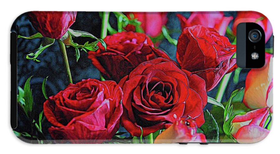 Red and White Rose Collection 3 - Phone Case