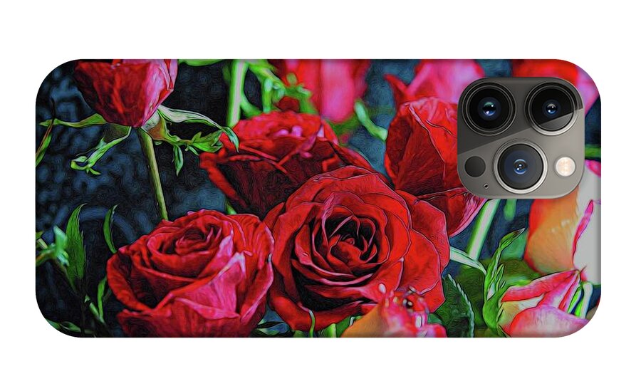 Red and White Rose Collection 3 - Phone Case
