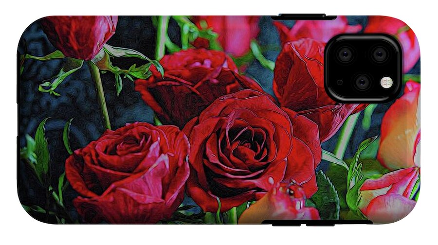 Red and White Rose Collection 3 - Phone Case