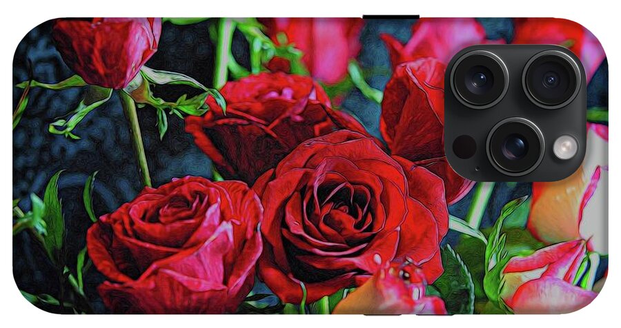 Red and White Rose Collection 3 - Phone Case