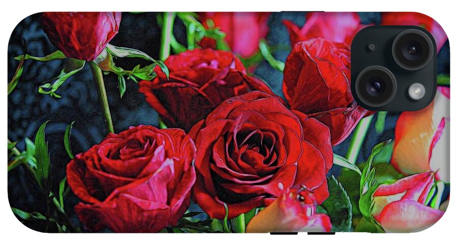 Red and White Rose Collection 3 - Phone Case