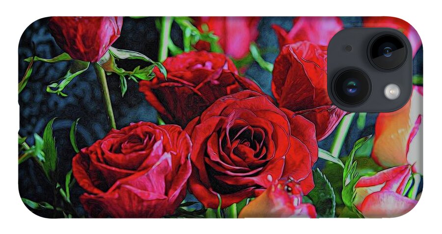 Red and White Rose Collection 3 - Phone Case