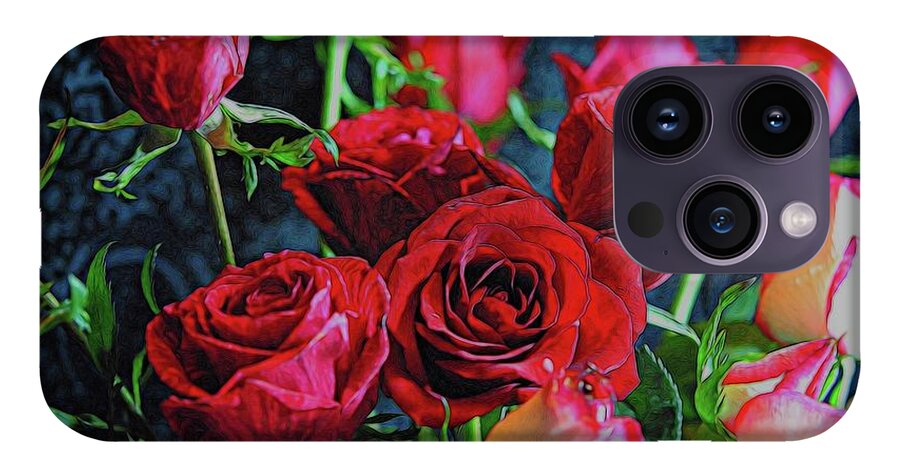 Red and White Rose Collection 3 - Phone Case