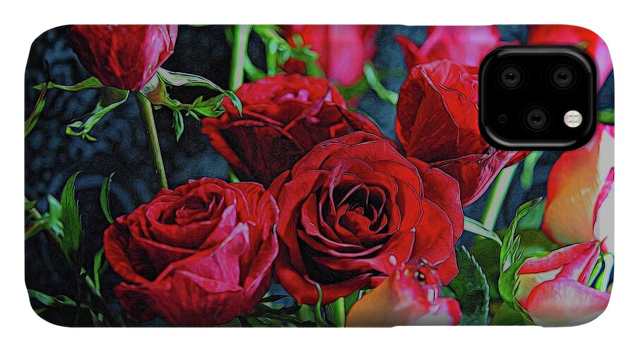 Red and White Rose Collection 3 - Phone Case
