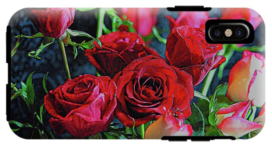 Red and White Rose Collection 3 - Phone Case