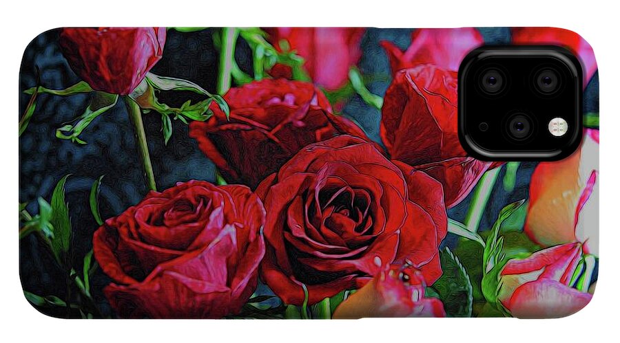 Red and White Rose Collection 3 - Phone Case