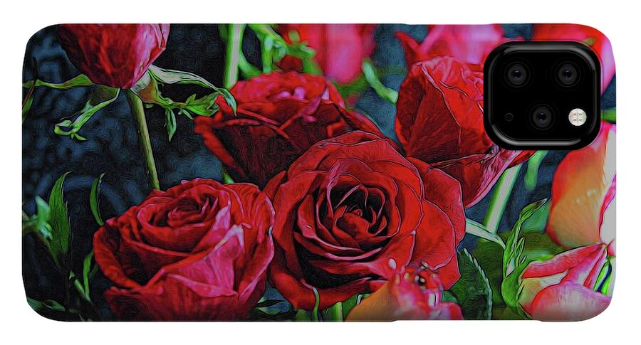 Red and White Rose Collection 3 - Phone Case
