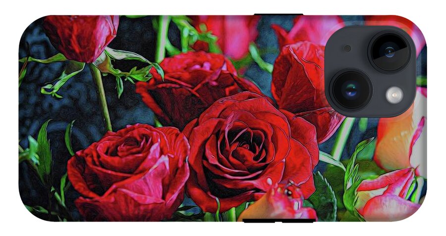 Red and White Rose Collection 3 - Phone Case