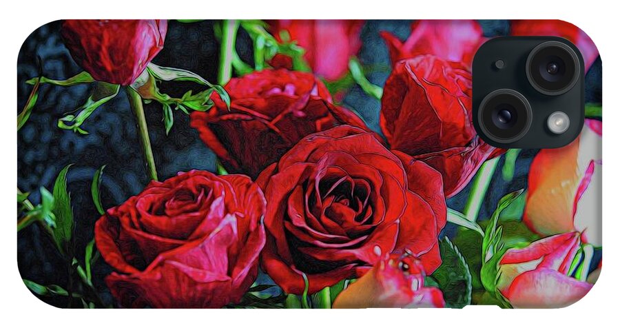 Red and White Rose Collection 3 - Phone Case