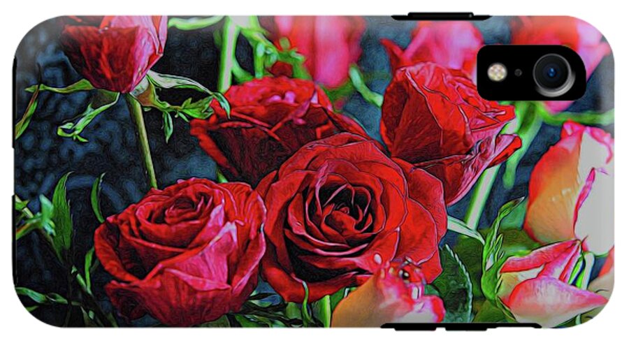 Red and White Rose Collection 3 - Phone Case