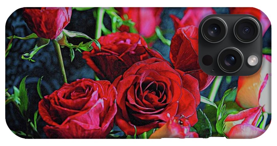 Red and White Rose Collection 3 - Phone Case