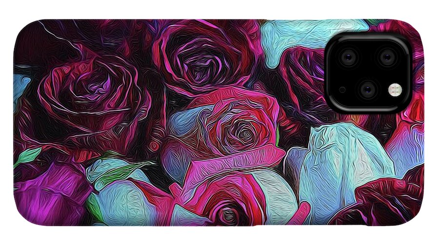 Red and White Roseheads - Phone Case