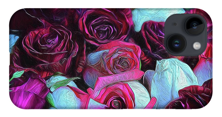 Red and White Roseheads - Phone Case