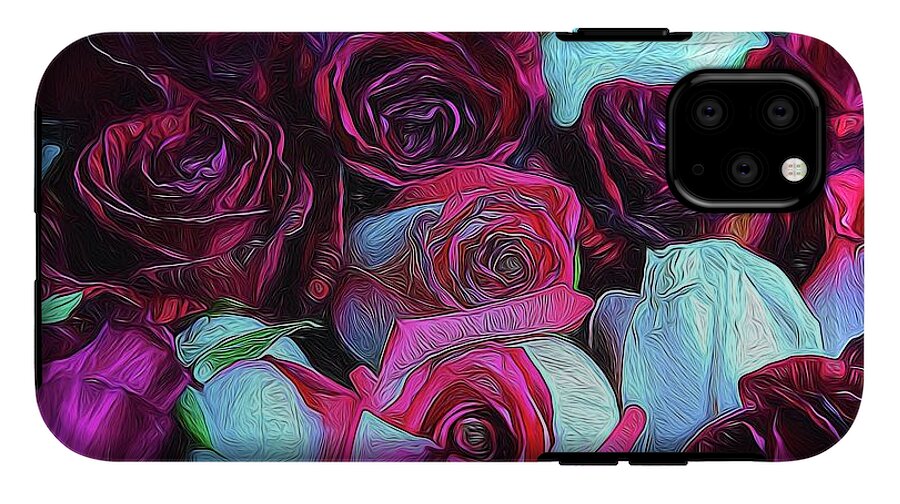 Red and White Roseheads - Phone Case