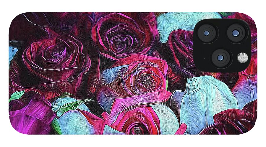 Red and White Roseheads - Phone Case