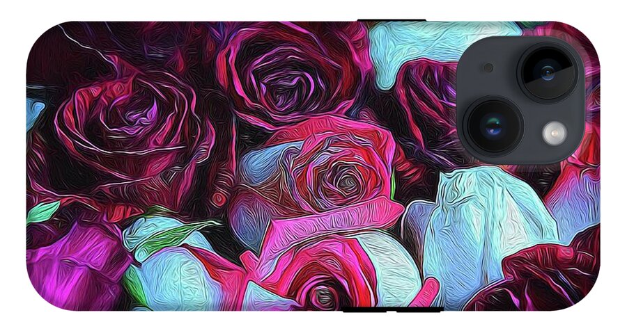 Red and White Roseheads - Phone Case