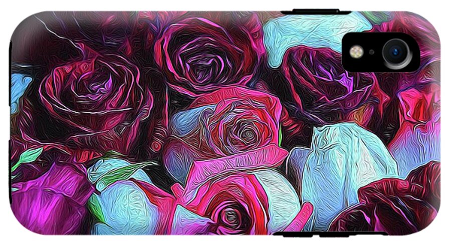 Red and White Roseheads - Phone Case