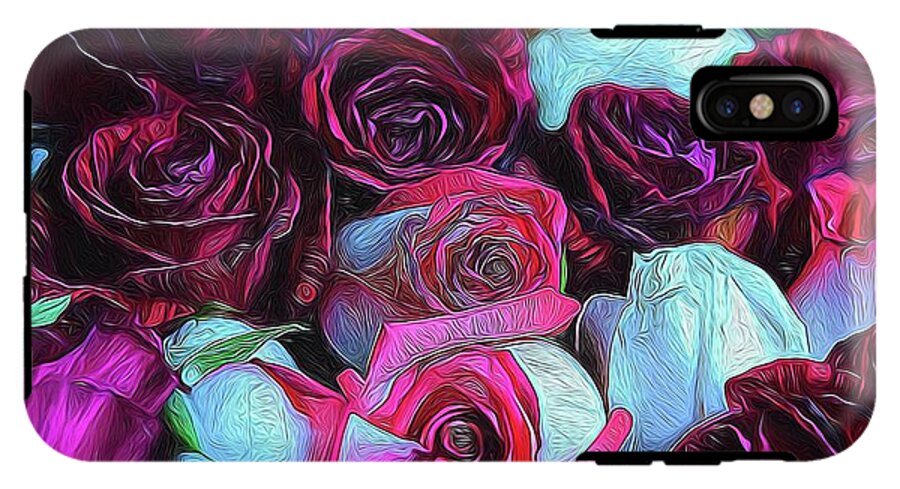 Red and White Roseheads - Phone Case