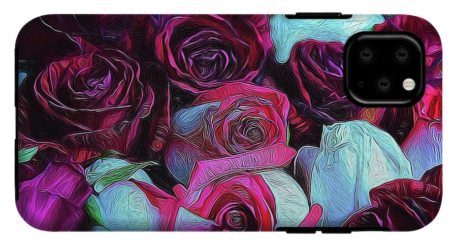 Red and White Roseheads - Phone Case