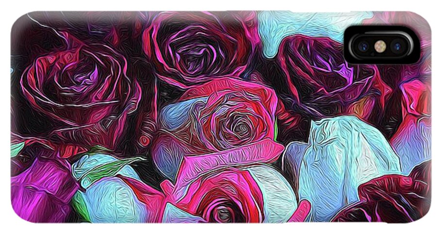 Red and White Roseheads - Phone Case