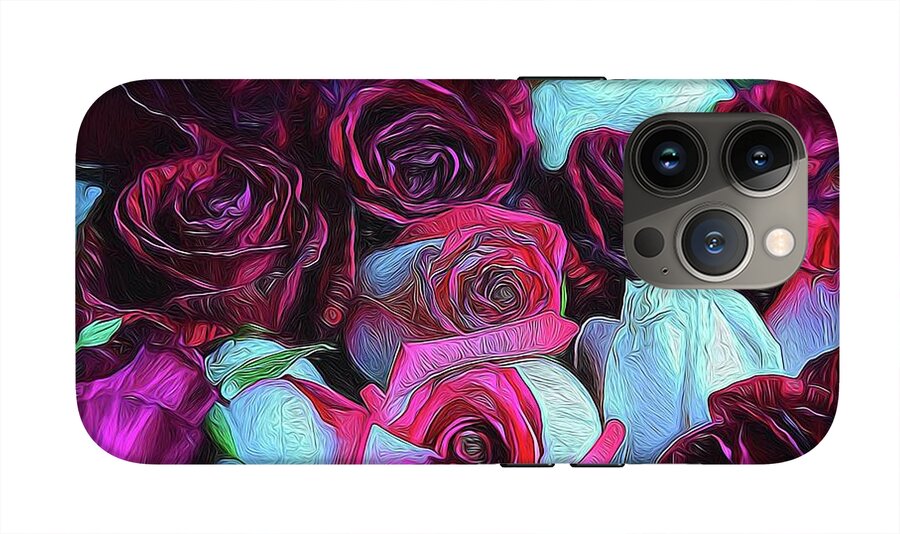 Red and White Roseheads - Phone Case