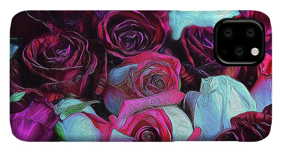 Red and White Roseheads - Phone Case
