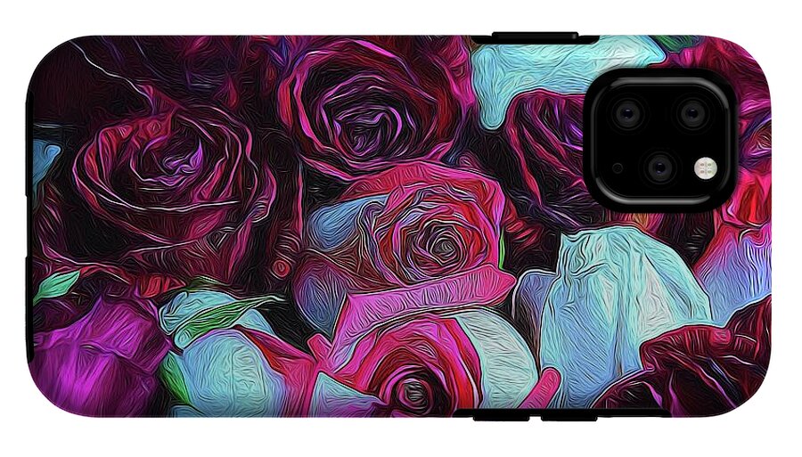 Red and White Roseheads - Phone Case