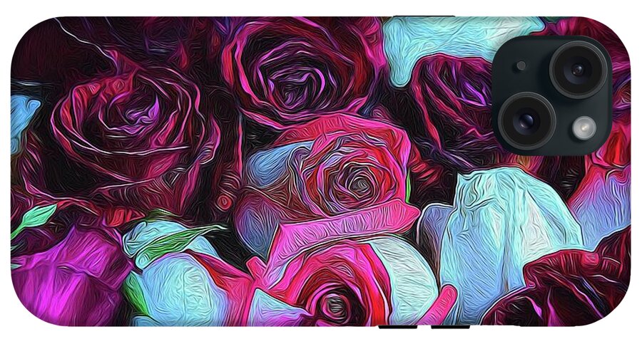 Red and White Roseheads - Phone Case