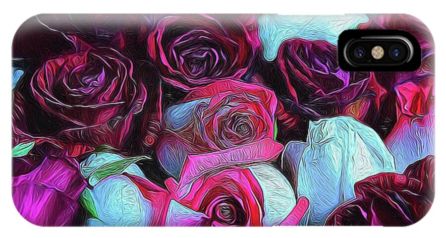 Red and White Roseheads - Phone Case