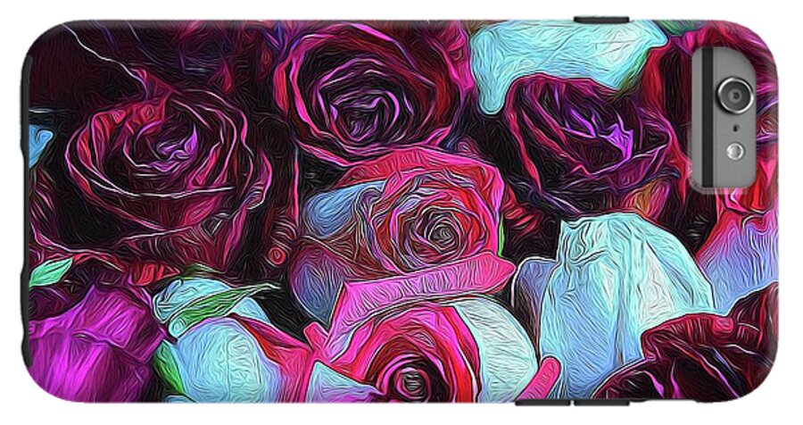 Red and White Roseheads - Phone Case