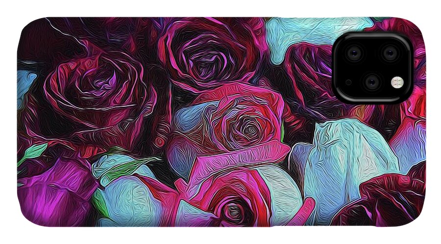 Red and White Roseheads - Phone Case