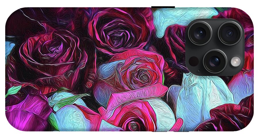 Red and White Roseheads - Phone Case