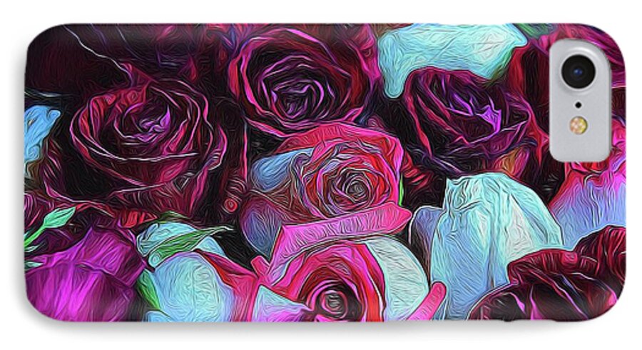 Red and White Roseheads - Phone Case