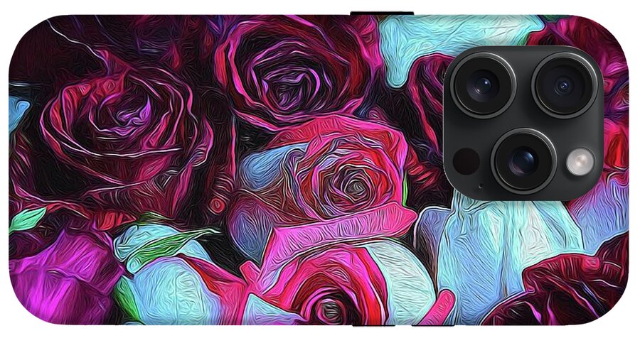 Red and White Roseheads - Phone Case