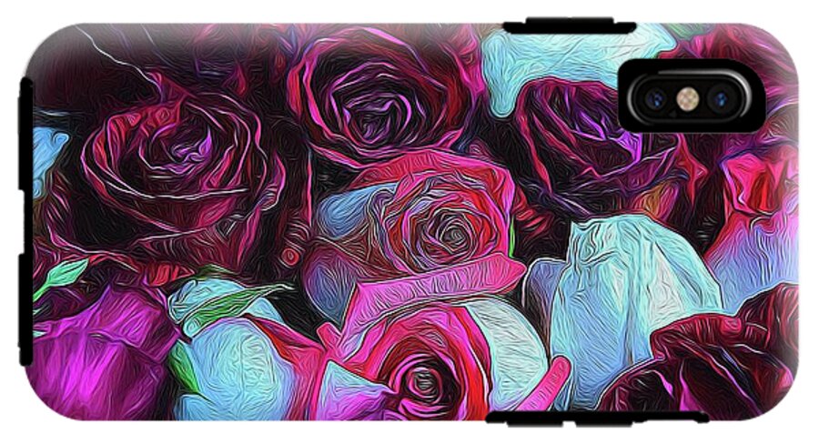 Red and White Roseheads - Phone Case