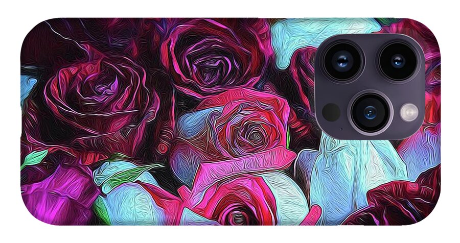 Red and White Roseheads - Phone Case