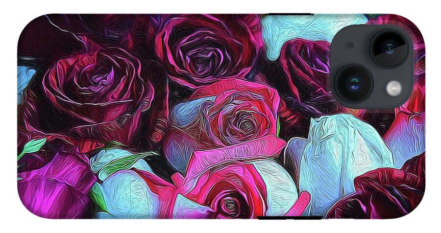 Red and White Roseheads - Phone Case