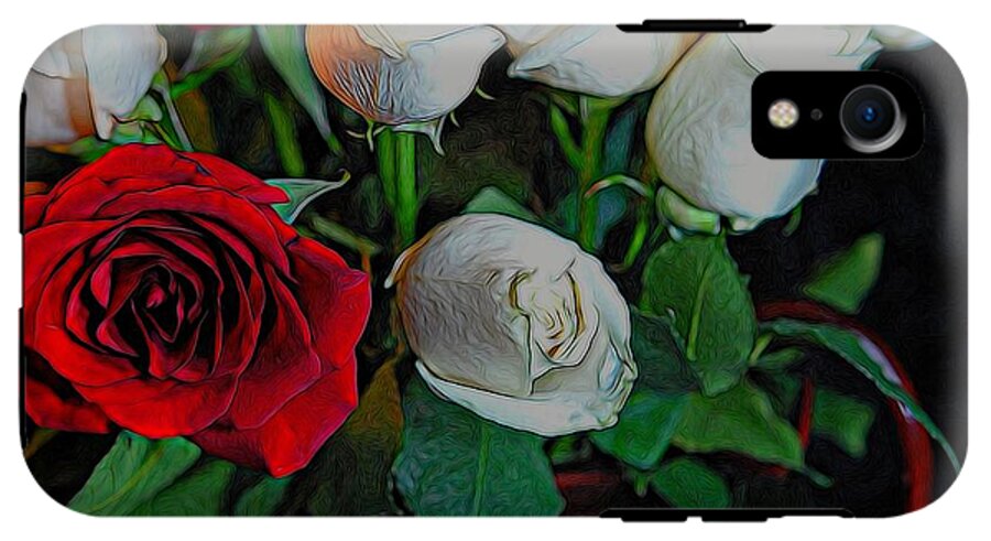 Red and White Roses Collection 2 - Phone Case