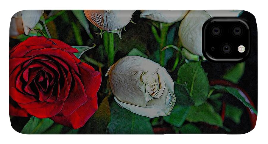 Red and White Roses Collection 2 - Phone Case