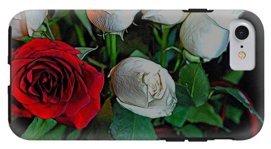 Red and White Roses Collection 2 - Phone Case