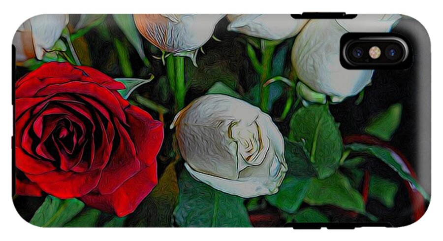 Red and White Roses Collection 2 - Phone Case