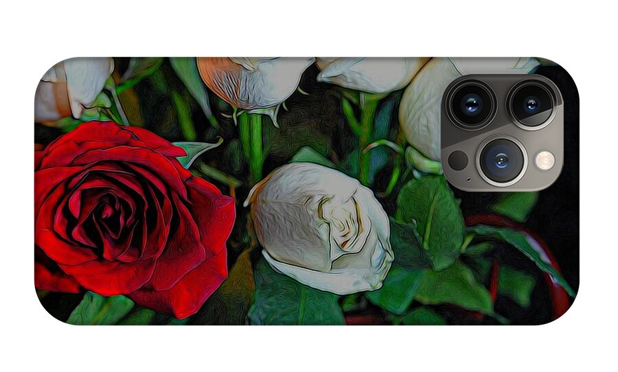 Red and White Roses Collection 2 - Phone Case