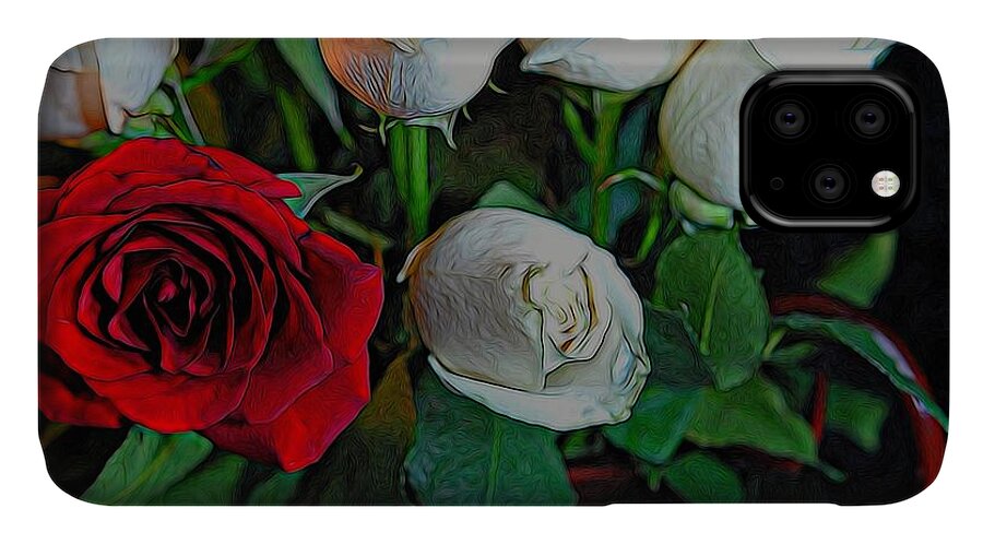 Red and White Roses Collection 2 - Phone Case