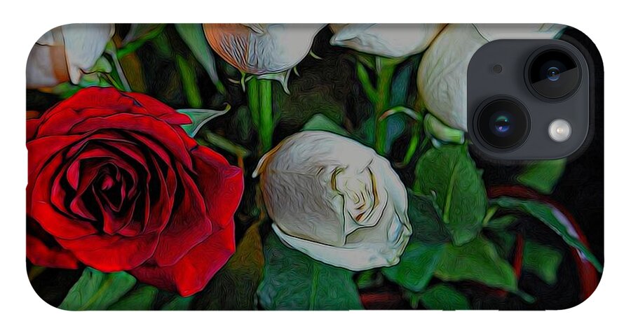 Red and White Roses Collection 2 - Phone Case